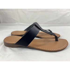 OTISOPSE Italy leather sandal navy blue size 38 new